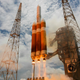 Illustration for article titled These Photos of Worlds Largest Rocket Launch Are Incredible